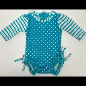 RuffleButts One Piece Rashguard 0-3